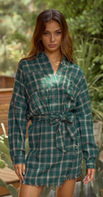 Load image into Gallery viewer, Green Plaid Dress
