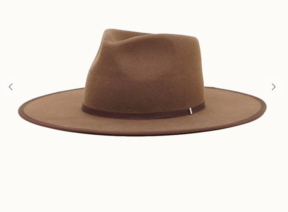 Chocolate Brown Felt Hat