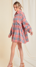 Load image into Gallery viewer, Oversized Flannel Dress
