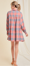 Load image into Gallery viewer, Oversized Flannel Dress
