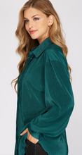 Load image into Gallery viewer, Teal Green Blouse
