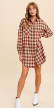 Load image into Gallery viewer, Rust Plaid Dress
