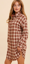 Load image into Gallery viewer, Rust Plaid Dress
