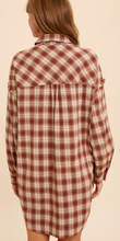 Load image into Gallery viewer, Rust Plaid Dress
