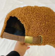 Load image into Gallery viewer, Fuzzy Caramel Baseball Hat
