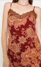 Load image into Gallery viewer, Velvet Paisley Dress
