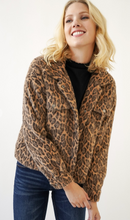 Load image into Gallery viewer, Fuzzy Fur Leopard Jacket
