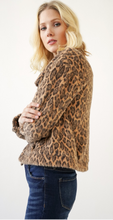 Load image into Gallery viewer, Fuzzy Fur Leopard Jacket
