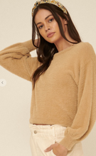 Load image into Gallery viewer, Taupe Fuzzy Sweater
