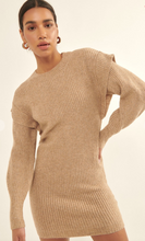 Load image into Gallery viewer, Taupe Sweater Dress
