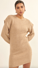 Load image into Gallery viewer, Taupe Sweater Dress
