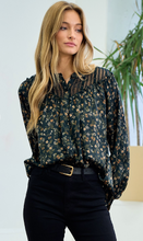 Load image into Gallery viewer, Lace Fall Floral Blouse
