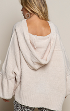 Load image into Gallery viewer, Almond Knitted Oversized Hoodie
