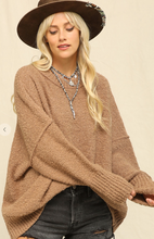 Load image into Gallery viewer, Lt.Mocha Pullover Sweater
