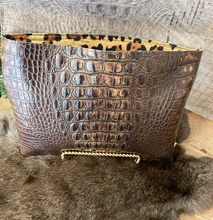 Load image into Gallery viewer, Coco Croc Clutch/Crossbody
