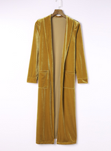 Load image into Gallery viewer, Long Velvet Cardigan
