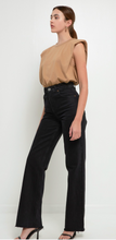 Load image into Gallery viewer, Taupe Shoulder Pad Tee
