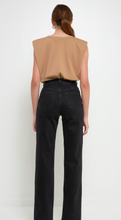 Load image into Gallery viewer, Taupe Shoulder Pad Tee
