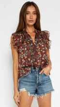 Load image into Gallery viewer, Rosy Ruffle Blouse
