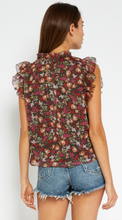 Load image into Gallery viewer, Rosy Ruffle Blouse
