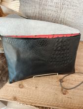 Load image into Gallery viewer, Oversized Double Flap Clutch/Crossbody
