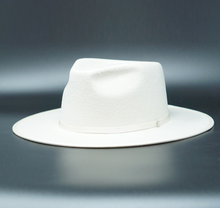 Load image into Gallery viewer, White Stiff Brim Hat
