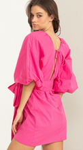 Load image into Gallery viewer, Magenta Puff Sleeve Blouse
