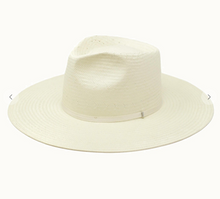 Load image into Gallery viewer, Ivory Simone Straw Hat
