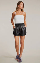 Load image into Gallery viewer, Black Vegan Leather Shorts
