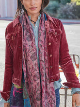 Load image into Gallery viewer, Women&#39;s Solid Color Velvet Crop Trucker Jacket

