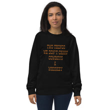 Load image into Gallery viewer, cowboys and whiskey Unisex organic sweatshirt
