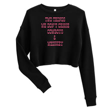 Load image into Gallery viewer, cowboys and whiskey Crop Sweatshirt
