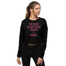 Load image into Gallery viewer, cowboys and whiskey Crop Sweatshirt
